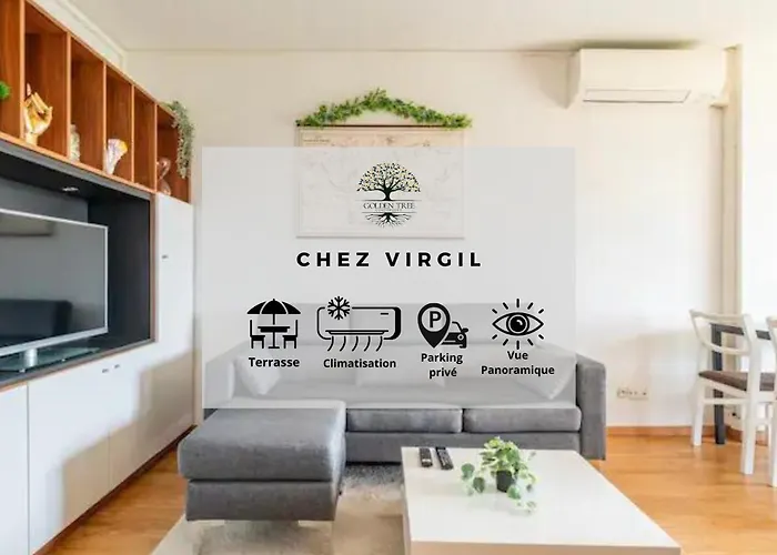 Chez Virgil - Terrasse Vue Degagee, Parking Prive